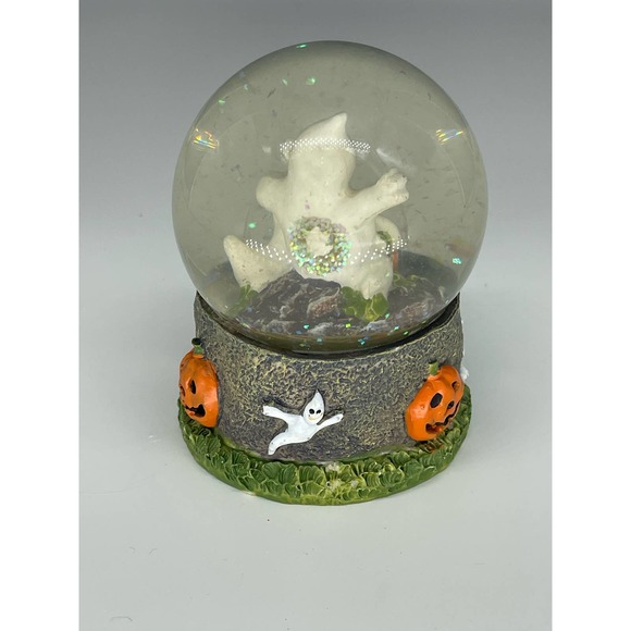 Pre-owned EUC Greenbrier Small Halloween Glitter Snow Globe Ghosts & pumpkins - Picture 4 of 8